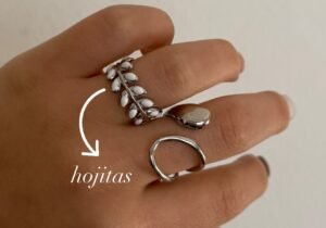 Anillo hojitas